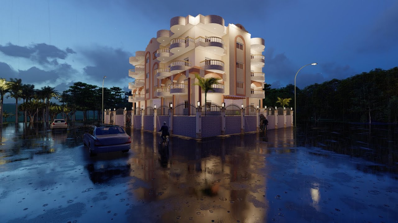 Apartments building  عمارة سكنية عائلية