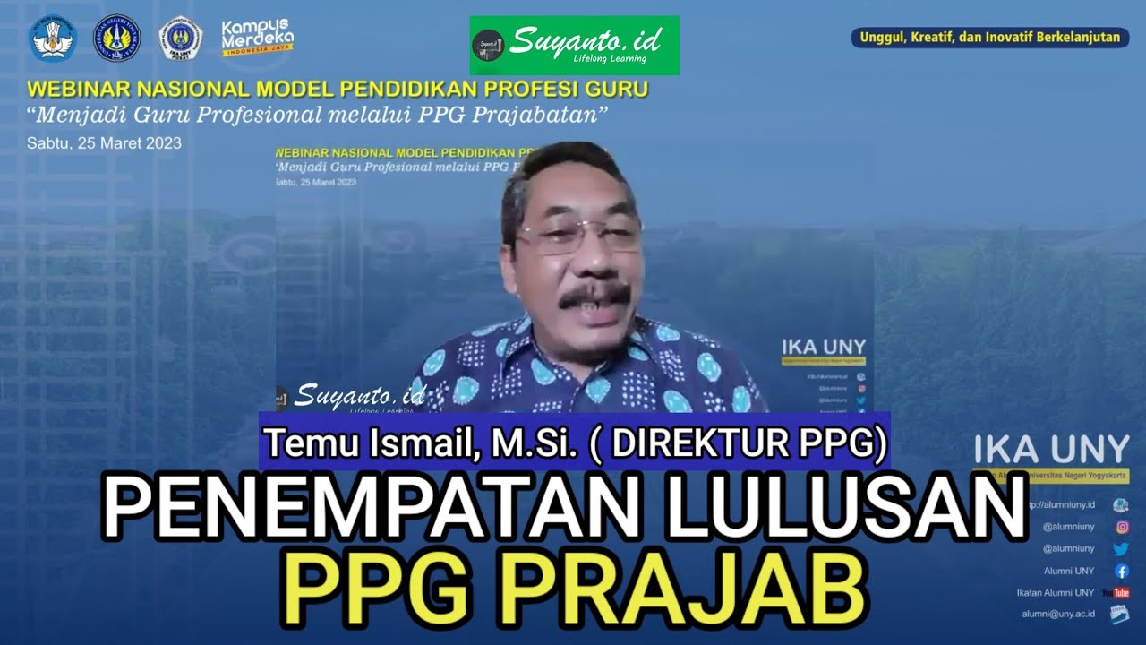 Temu Ismail, M.Si. : Gaji dan Penempatan PPG Prajab @Suyanto.id