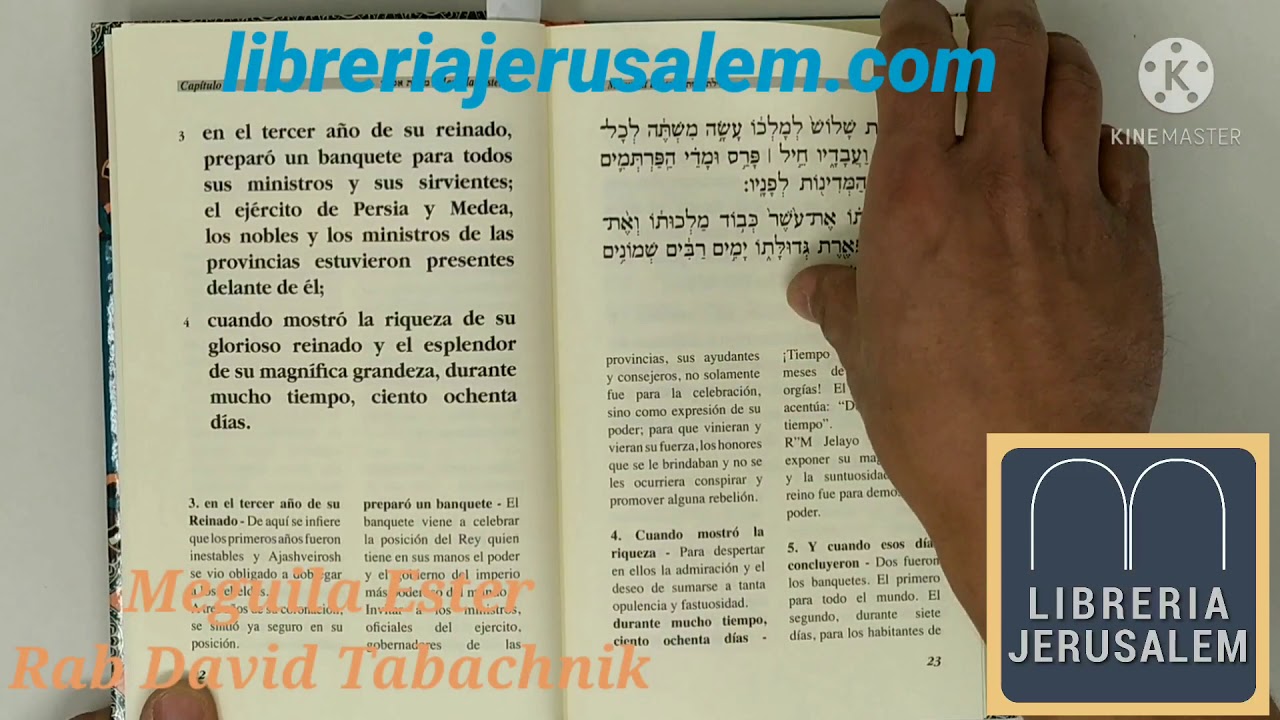 Meguilat Ester Rab David Tabachnik