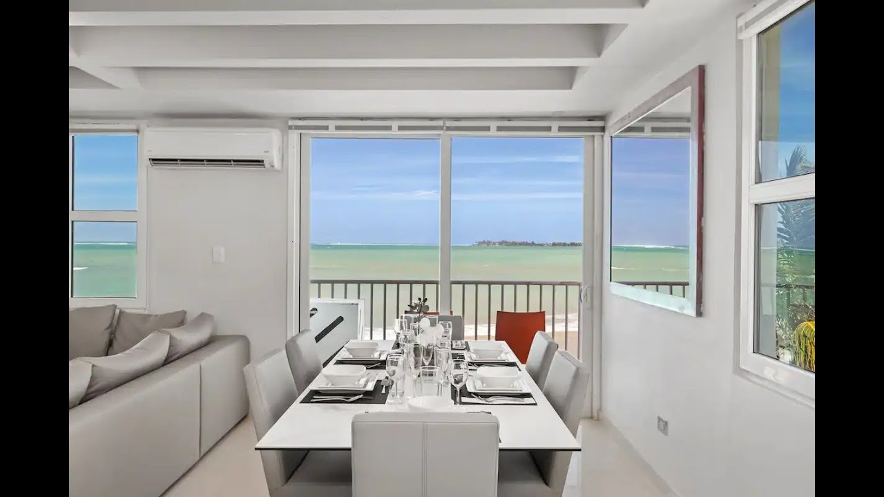 Best Beach Front Airbnb in San Juan 3 Bedrooms 3 Bathrooms 1 Parking Up to 6 Guests