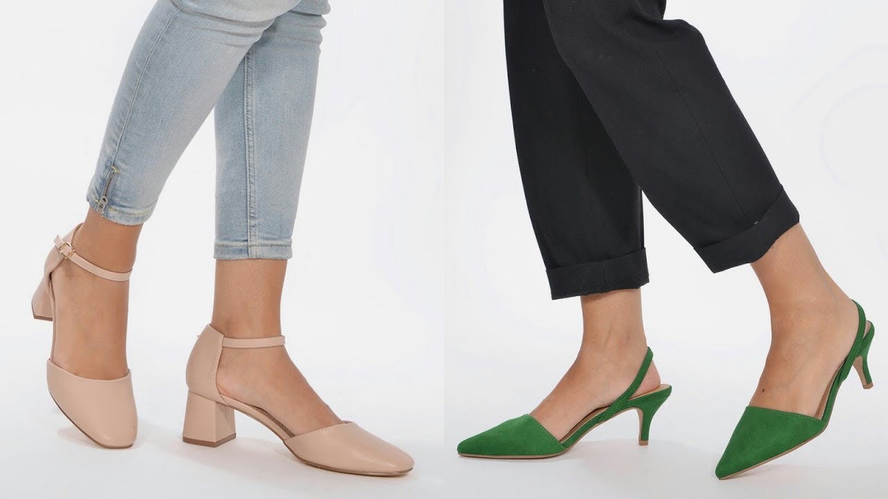 ZAPATOS DE TACÓN BAJO PARA MUJER, MUY CÓMODOS Y ELEGANTES | Tendencias Moda Calzado Vestir 2018 2019