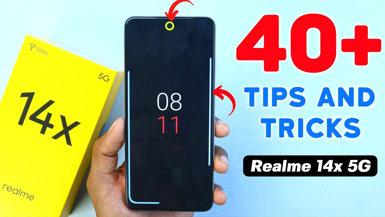 Realme 14x 5g tips and tricks || realme 14x new 40+  hidden features in hindi