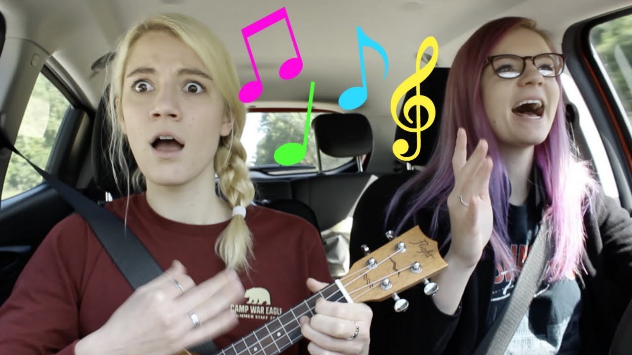 Playing ukulele on a 12 hour road trip!