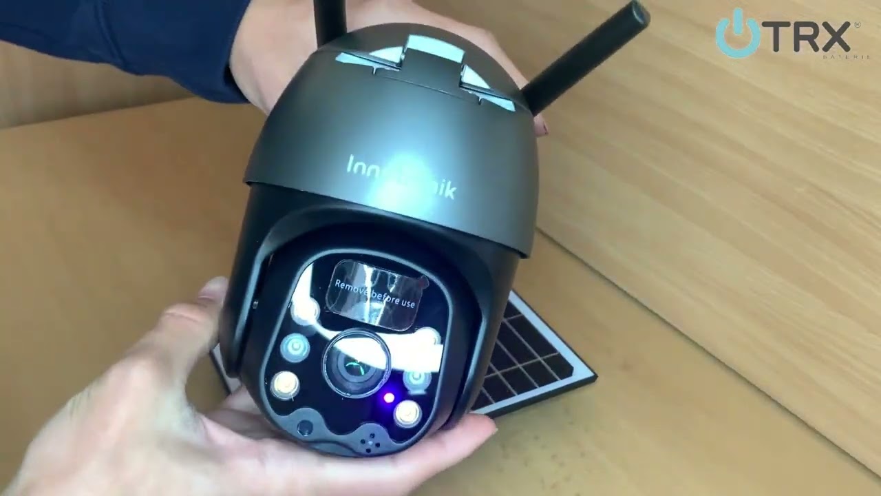 Innotronik IUB-PT22 - Solární otočná WiFi PTZ IP kamera 4Mpix