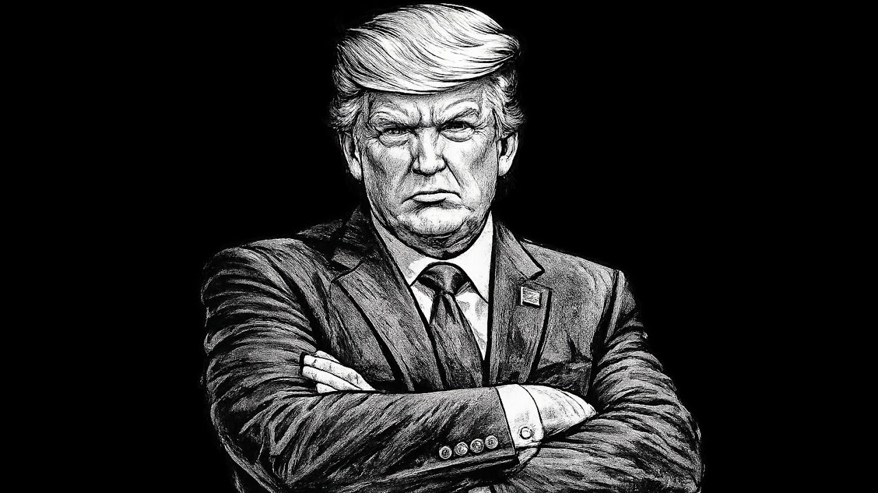 DESENHANDO O PRESIDENTE DONALD TRUMP