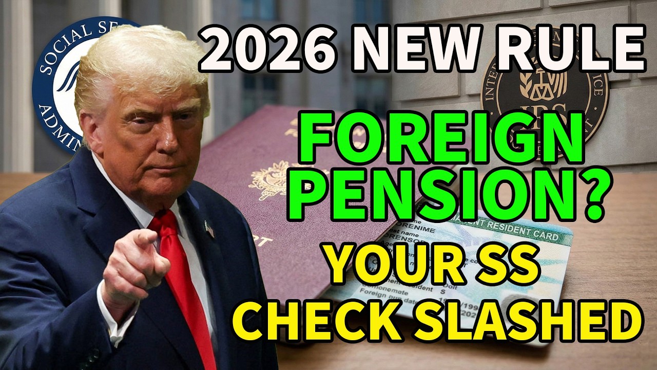 New 2026 SSA Rule: Will Your Foreign Pension Destroy Your US Benefits?