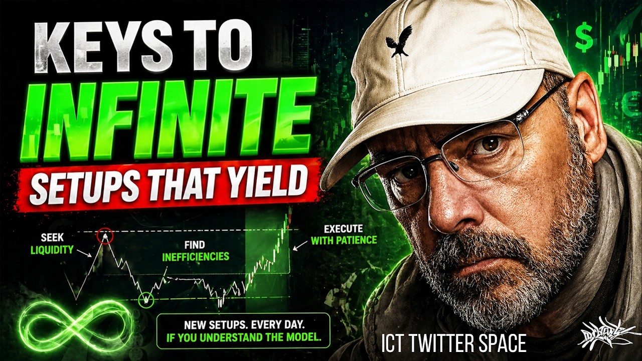 Keys To Infinite Setups That Yield || ICT Twitter Space [ Full Episode ]