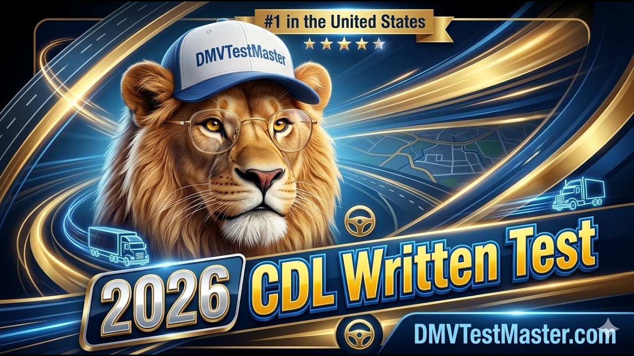 🚛🚦 CALIFORNIA ULTIMATE CDL WRITTEN TEST 2026 DMVTESTMASTER 