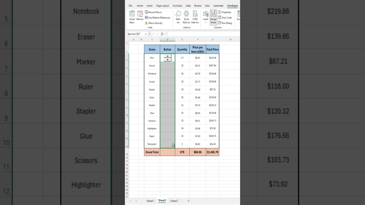 Create a basic spin button in Excel FAST with this tutorial