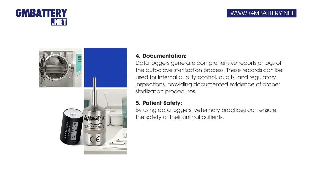 What are the benefits of using autoclave temperature data logger for Veterinary autoclave?