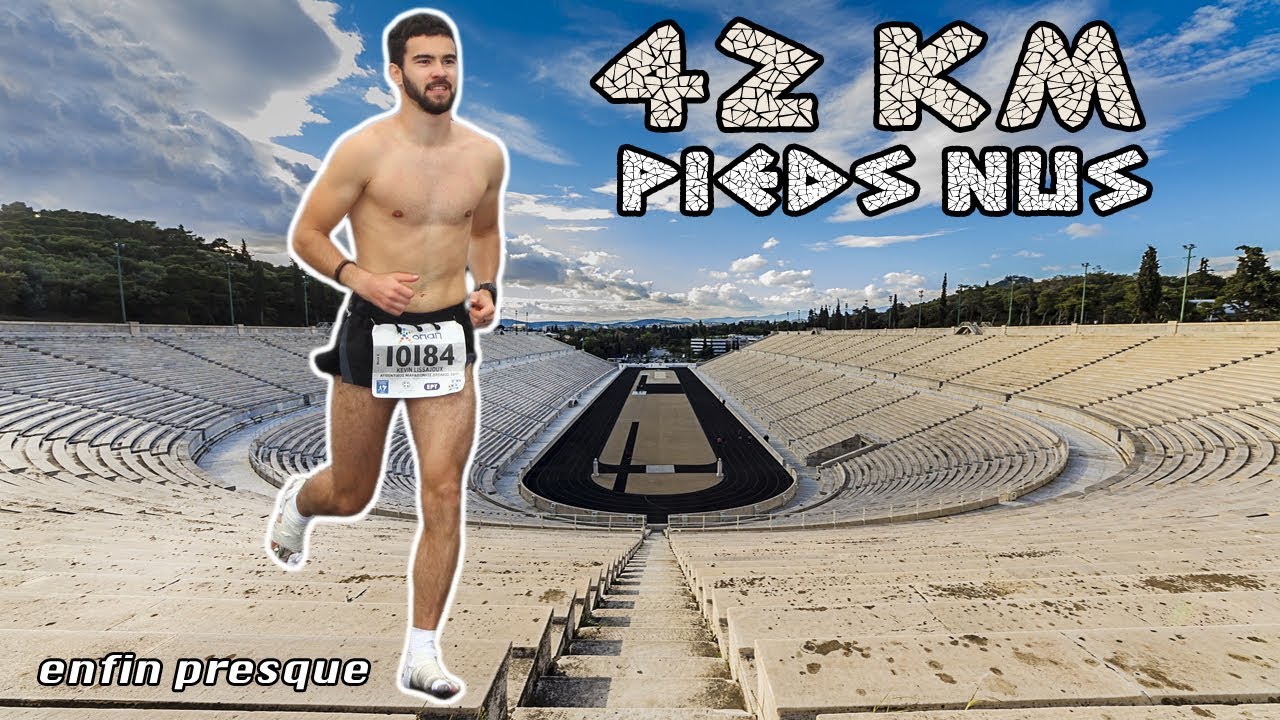 Marathon d'Athènes SANS CHAUSSURES / NO SHOES marathon