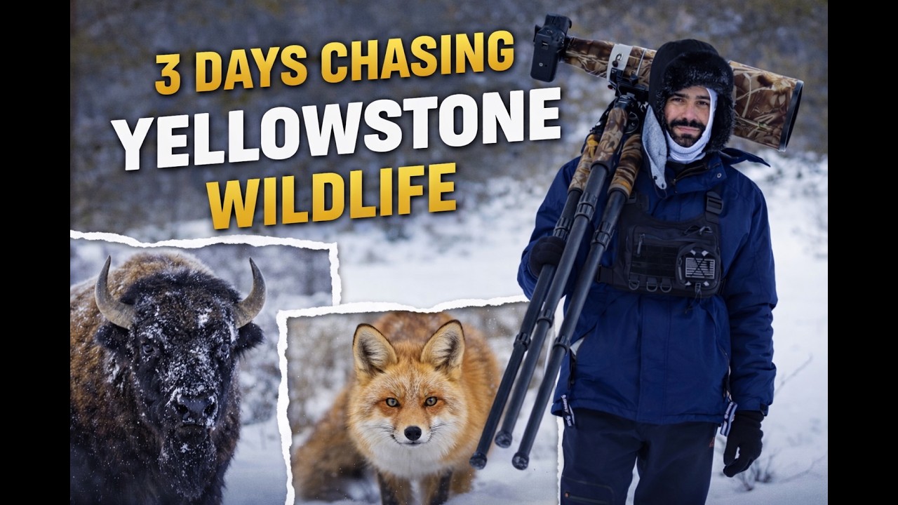 Yellowstone Through the Lens — 3 Days of Wild Encounters