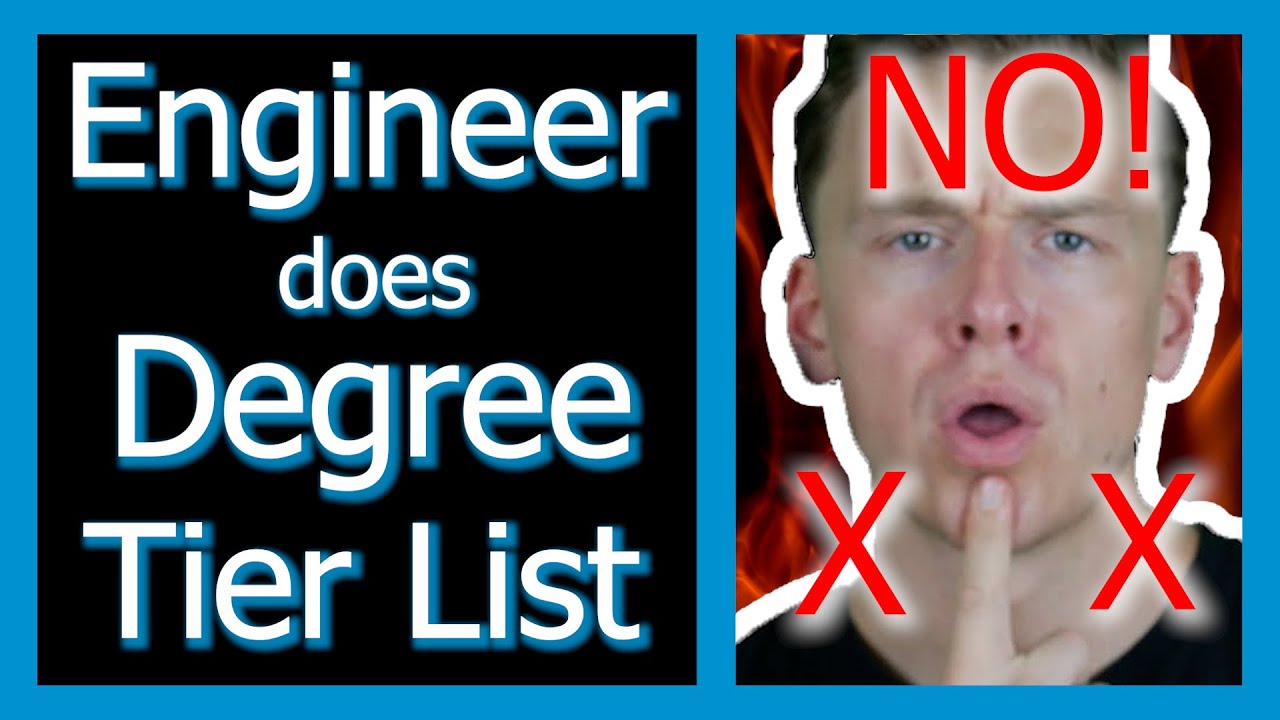 Engineering Degree Tier List from a REAL ENGINEER @Shane Hummus - The Success GPS
