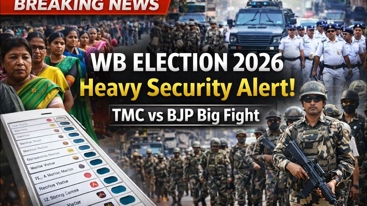 WB Election 2026 CAPF Deployment High  Security Tight Across State #sakshiindianewsbidar #latestnews