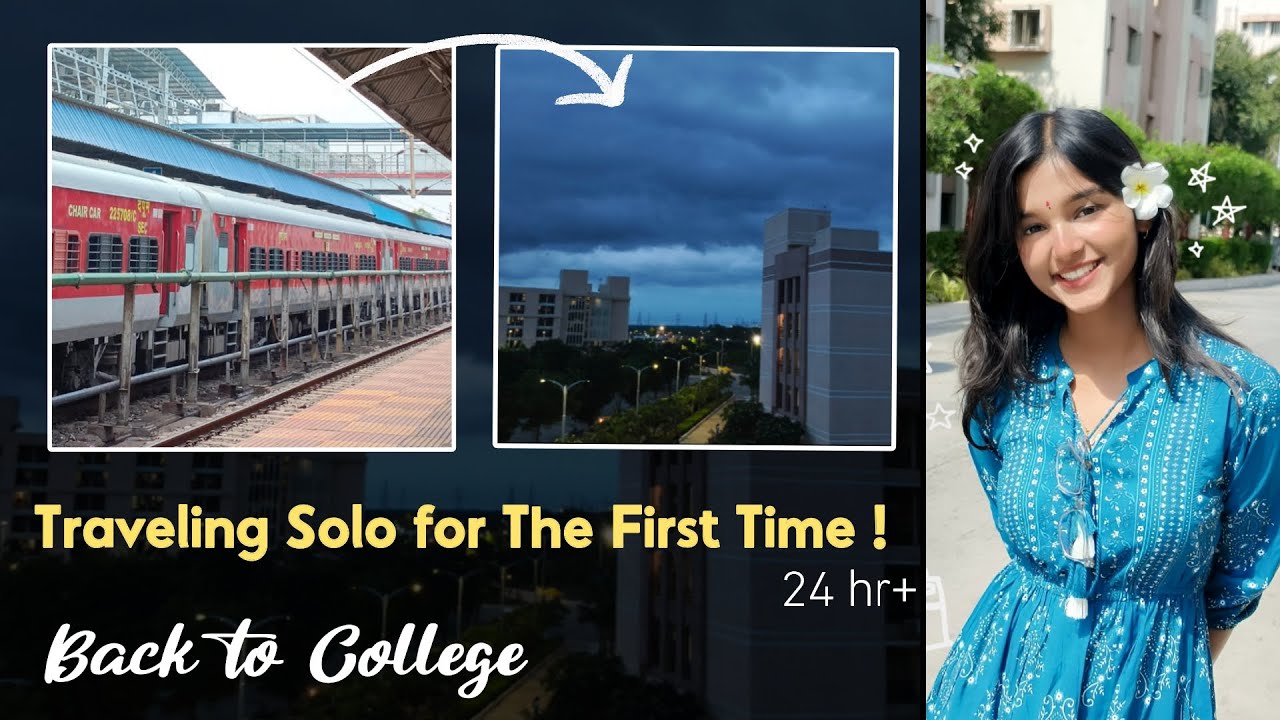 Traveling Alone for the First Time 🧳 | Back To @ParulUniversity | Reetul Records