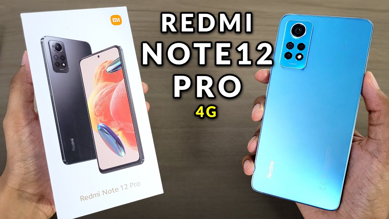 REDMI NOTE 12 PRO 4G, Tela 120Hz, Carregamento TURBO e Câmera TOP - Unboxing e Impressões