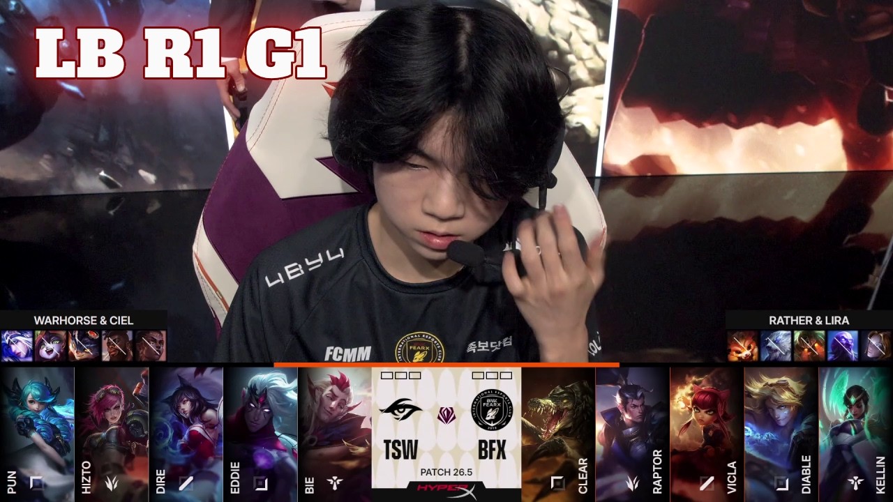 TSW vs BFX - Game 1 | Day 3 First Stand 2026 | Team Secret Whales vs BNK FEARX G1 full game