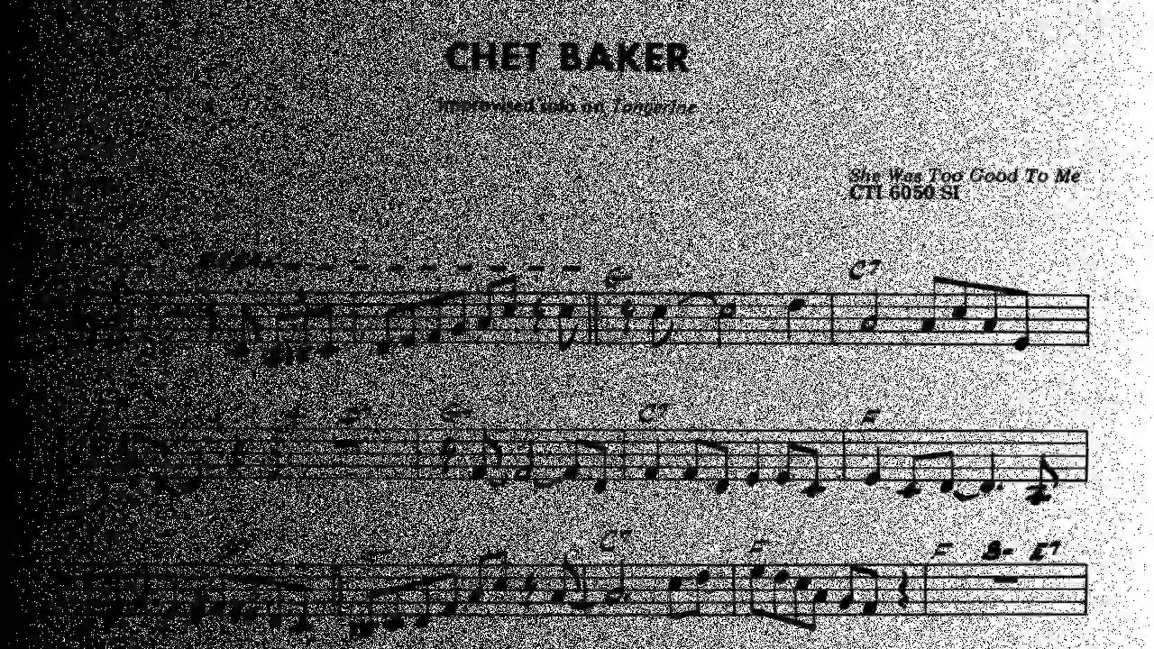 Chet Baker Greatest Hits w/ Scores - Tangerine [Solo Transcription]
