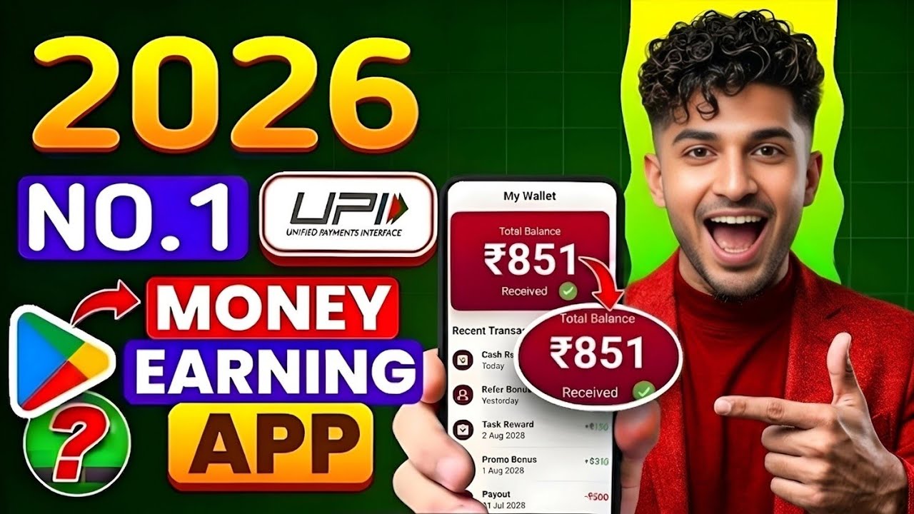 Money Earning App 2026 | NEW UPI MONEY EARNING APP | New Earning App Today