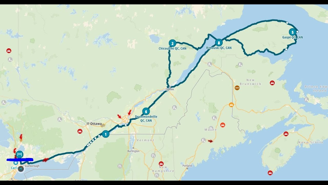 2023 Gaspe Motorcycle Trip
