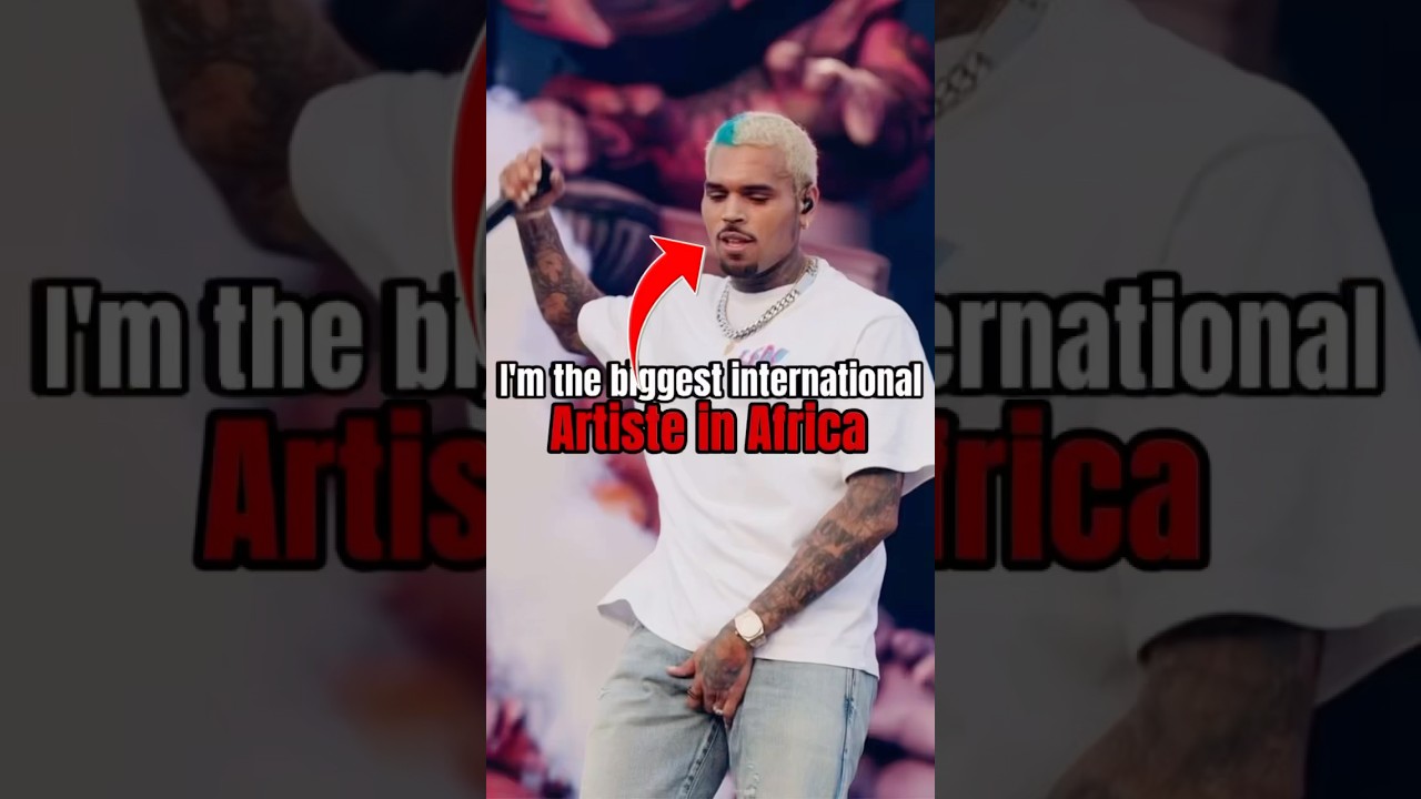 Chris brown influence in Africa is so mind blowing 🤯 #shorts #entertainmentnews