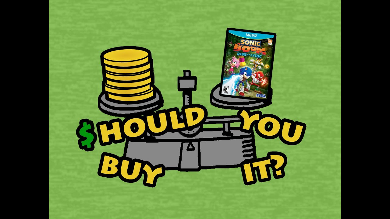 Sonic Boom - Should You Buy It? FUgameCrue