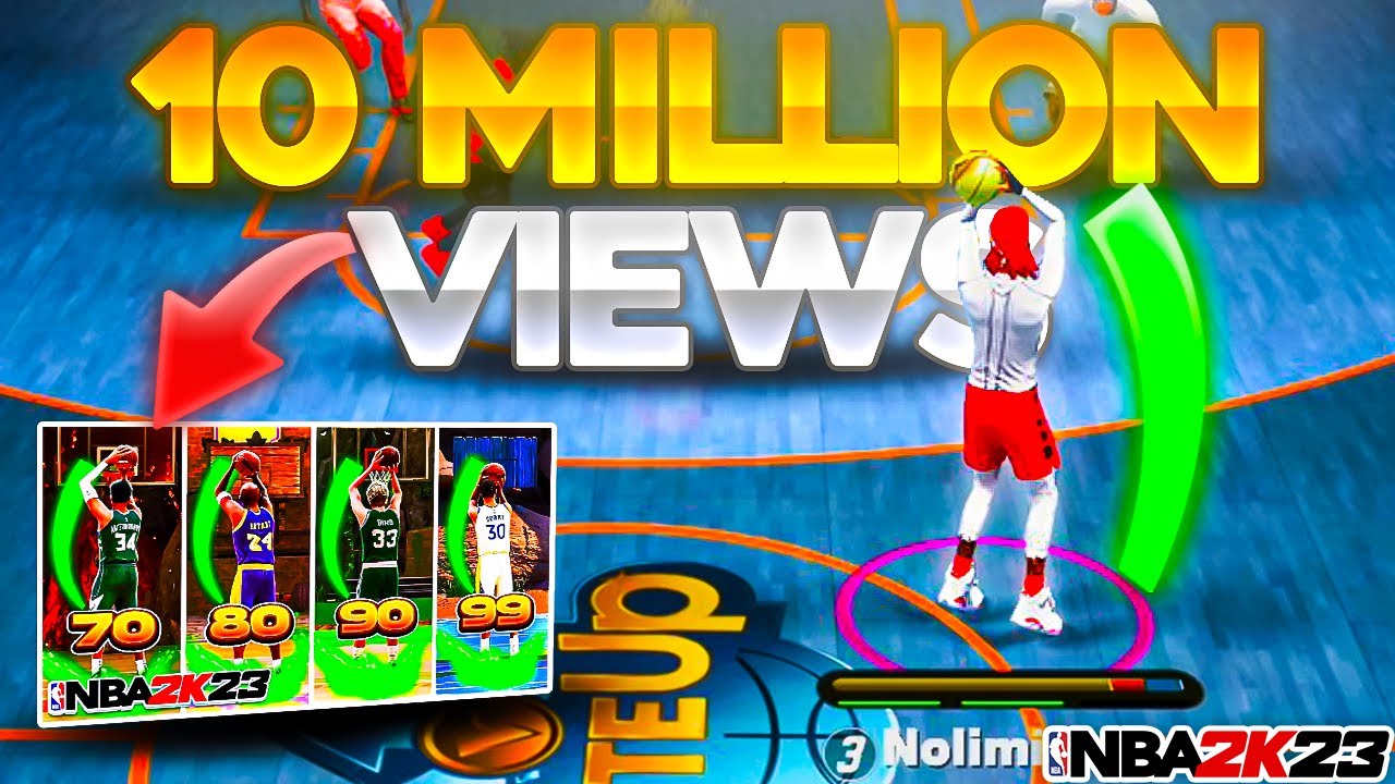I Used The MOST VIEWED JUMPSHOT on NBA 2K23! BEST JUMPSHOT FOR ALL BUILDS! HIGHEST GREEN WINDOW 2K23