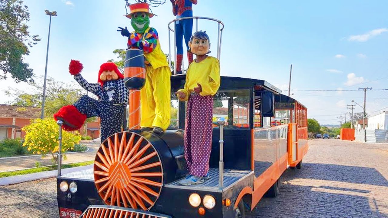 PASSINHO DO FOFÃO, BEN10 E CHAPOLIN. TRENZINHO DA ALEGRIA