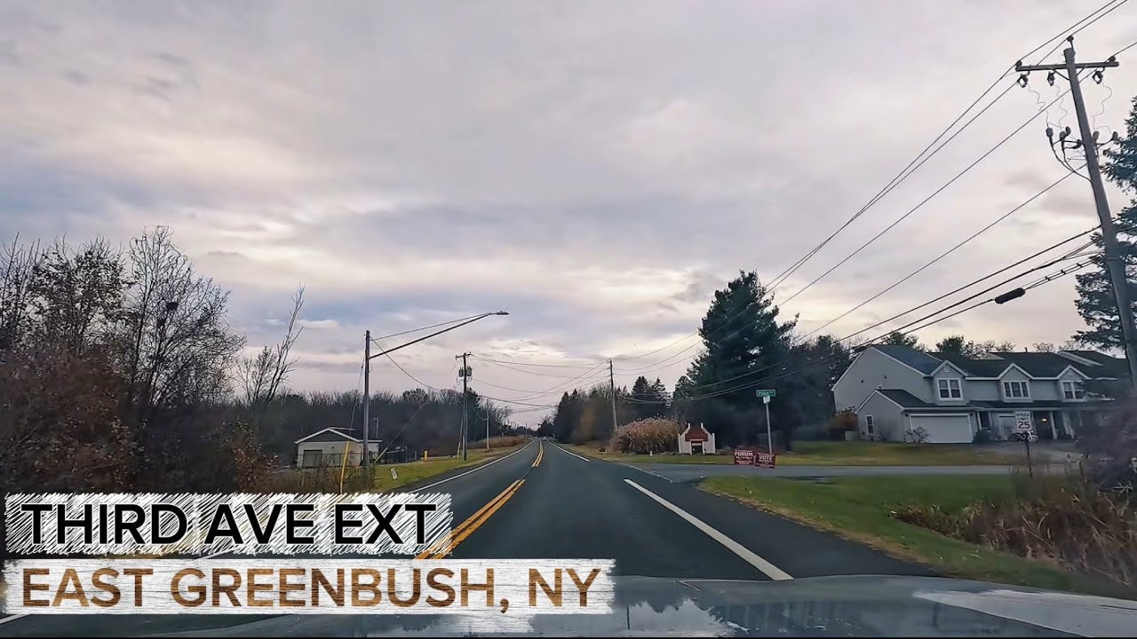 A tour drive around third Ave ext, east greenbush,ny 