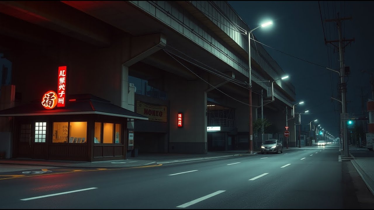 Nothing Happened Tonight at Udon Shop ☔ A Rainy 90s Tokyo Mood with Soft Lofi