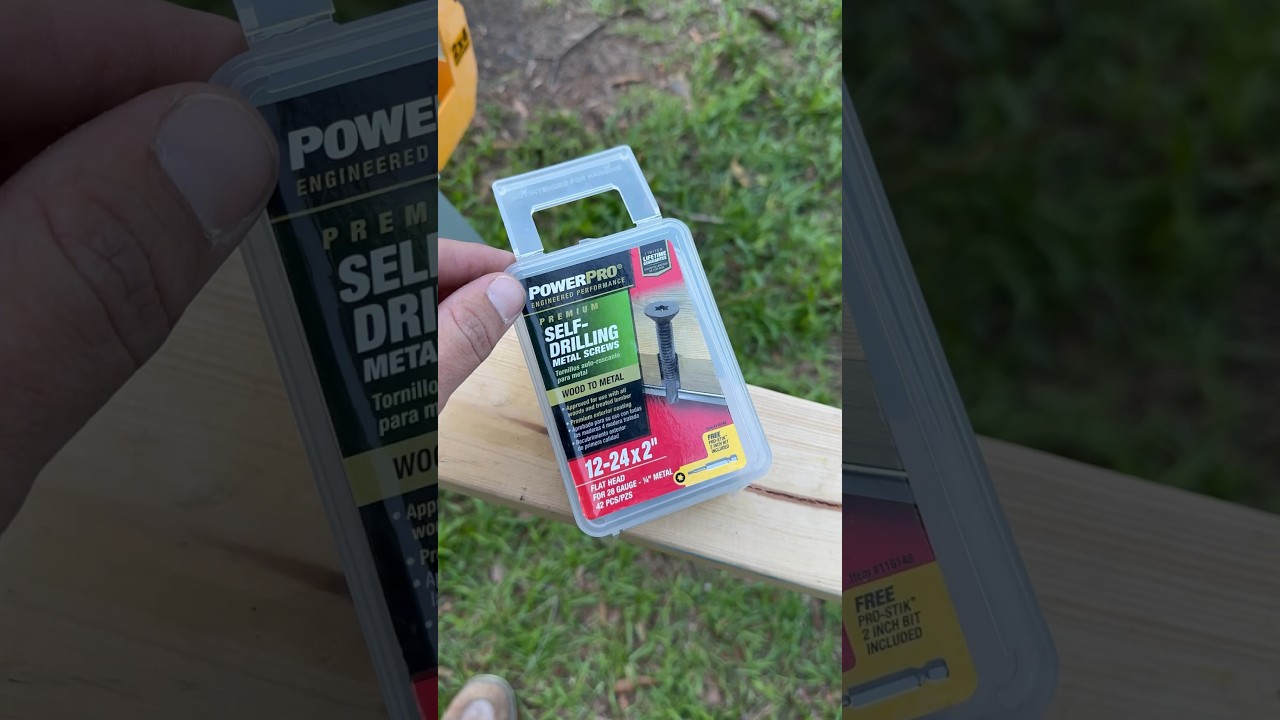 Powerpro Self Drilling Metal Screws