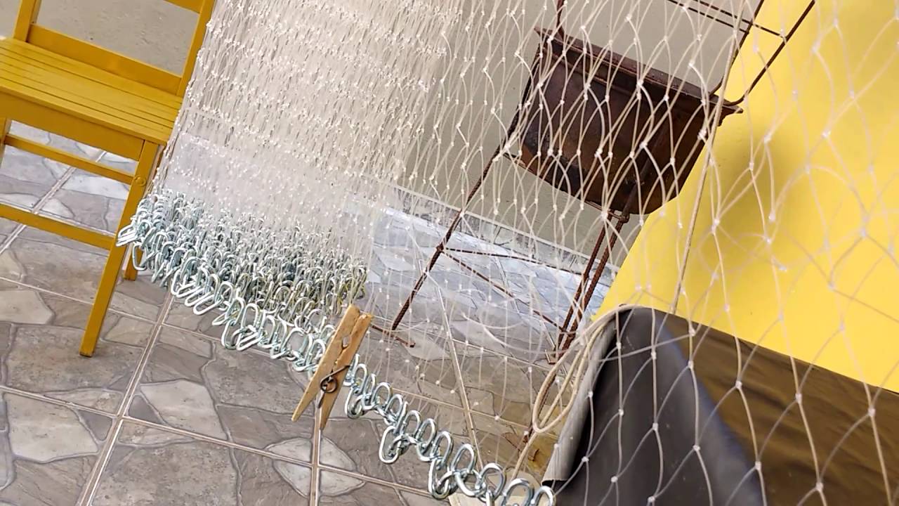 como eu coloco a corrente na tarrafa
