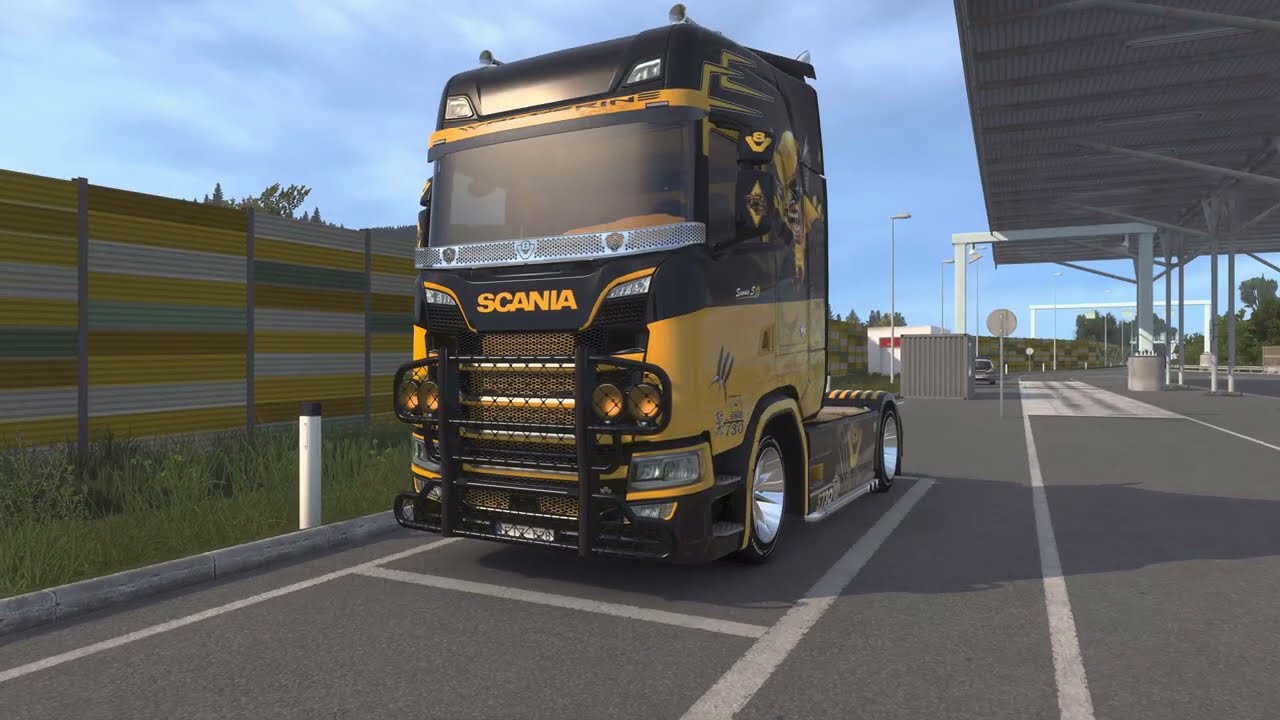Euro Truck Simulator 2 Scania 730 4K Switzerland