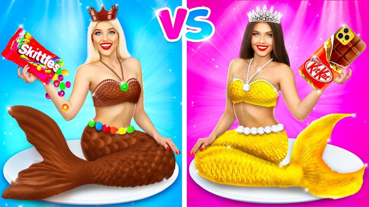 Bogata vs Biedna vs Giga Bogata Syrena | Metamorfoza Piękna Syreny Triki i Gadżety by Ratata