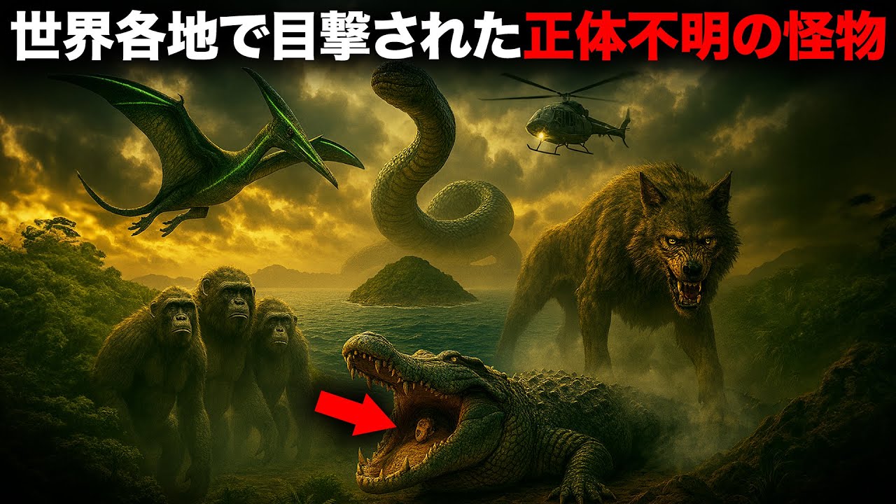 世界各地で目撃された正体不明の怪物【9月総集編】