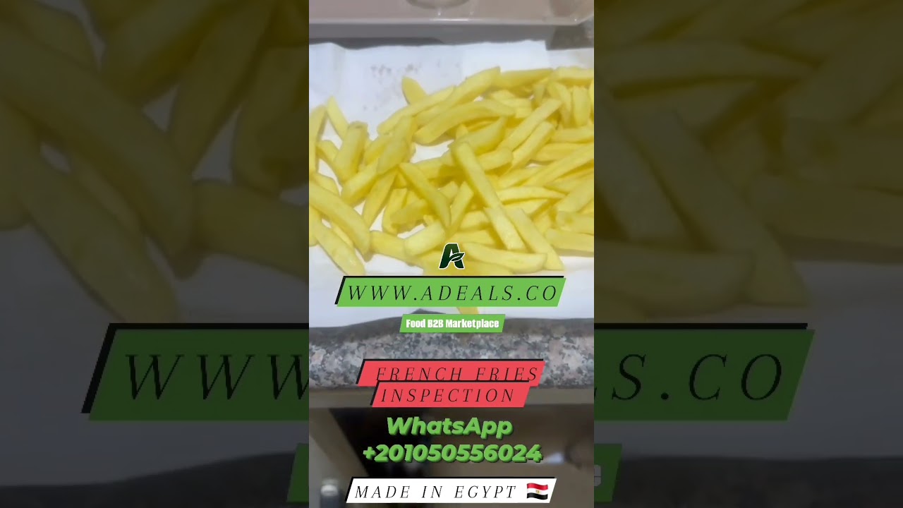 French Fries Diamond Made in Egypt 🇪🇬 Export to the world 🌎00201050556024 #food #potatofries #potato