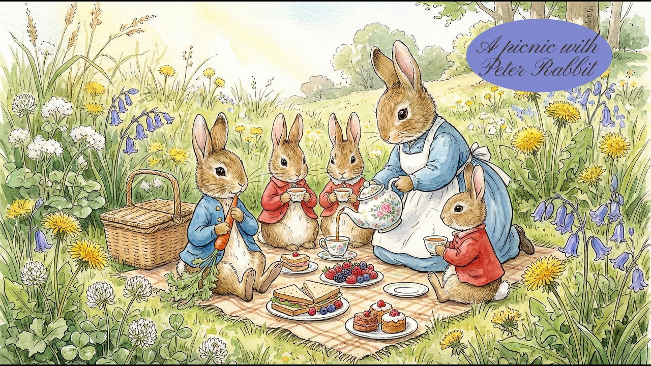 A Cottagecore Spring Picnic with Peter Rabbit 🥕Calm Classical Music Inspired by Beatrix Potter