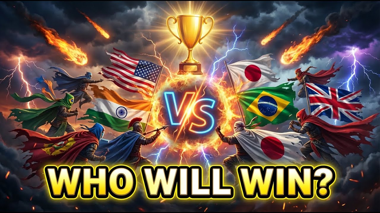 LIVE! Can You Guess the Winner? &ndash;  World&rsquo;s Fastest Flags Fight 🌎🤯