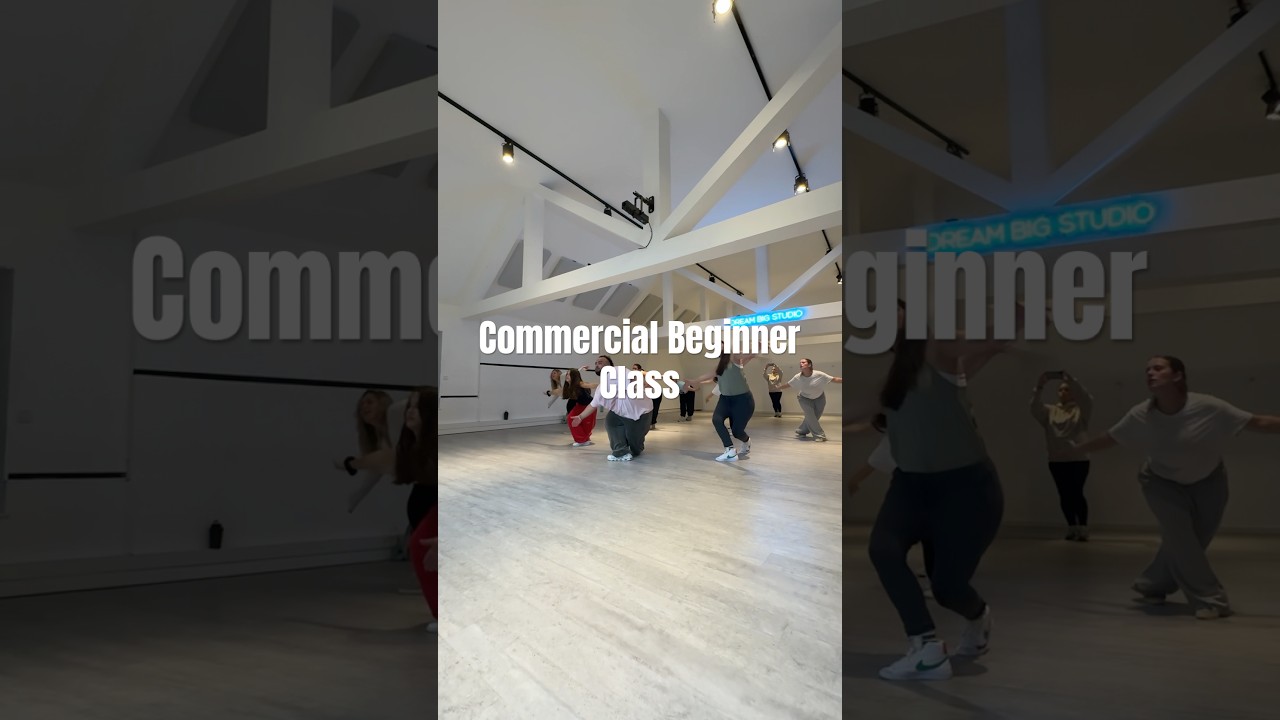 Commercial Beginner Class ✨ Friday at 7:30pm with Luca. #dance #dreambigstudio