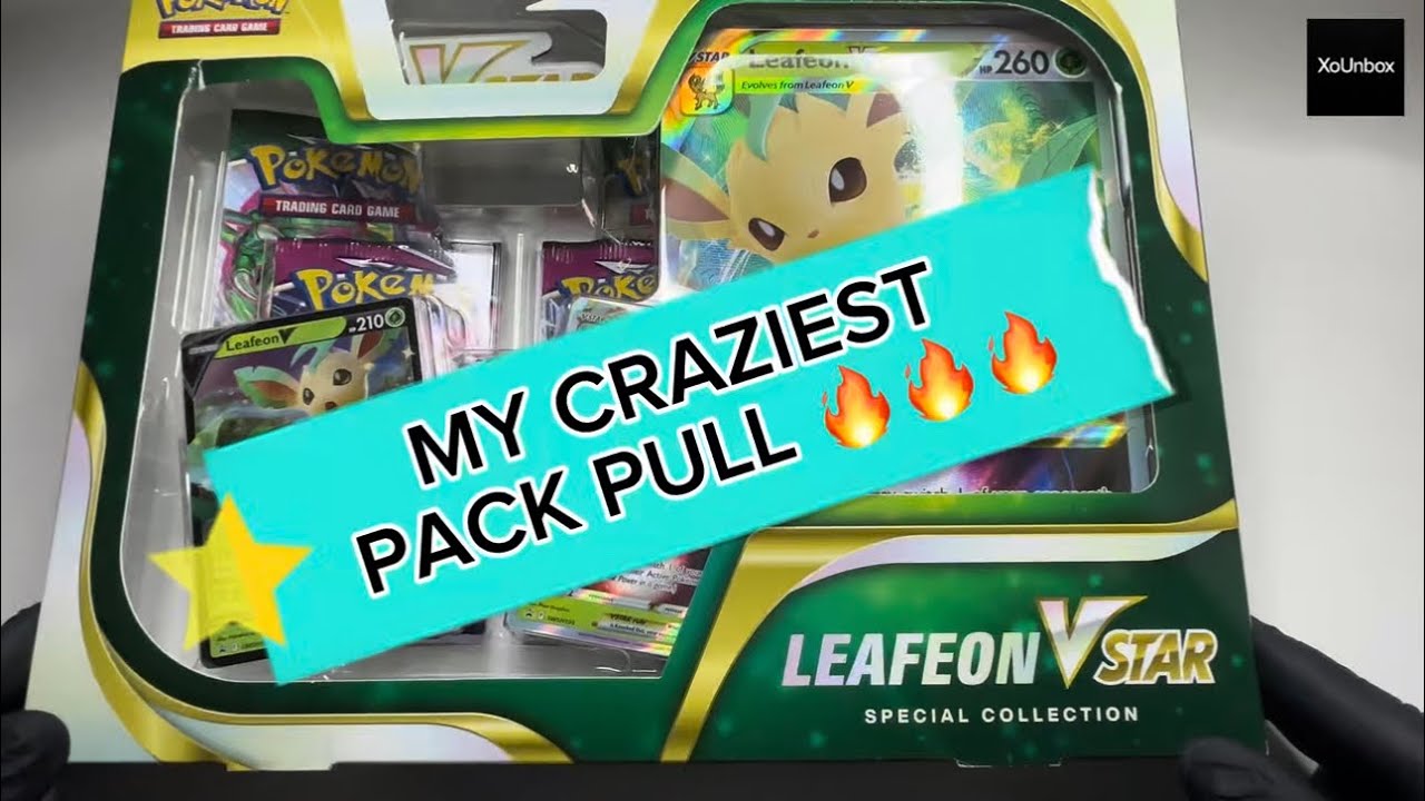 🌿 Pokémon Leafeon VSTAR ASMR Unboxing | CRAZY Evolving Skies Pull! 🌟 