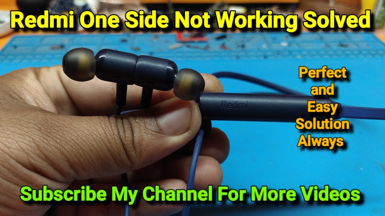 Redmi SonicBass Wireless Earphone Repair | One Side Not Working Solved