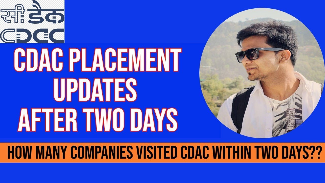CDAC ACTS Pune placement updates | Companies visited the placements