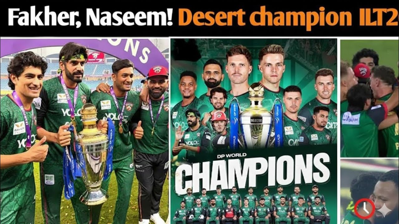 Pakistani Stars Dominate the Final | New Champions Crowned | ILT20 Final Highlights
