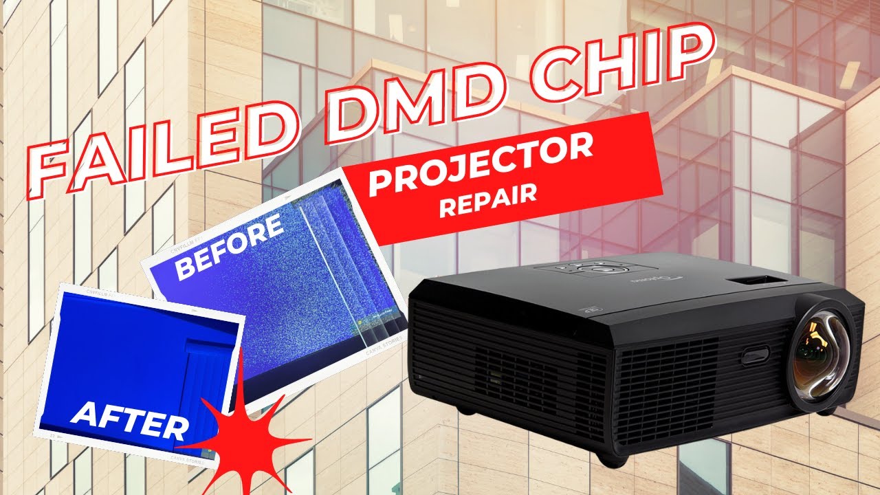 Optoma Projector Repair | Failed DMD Chip | White Specks