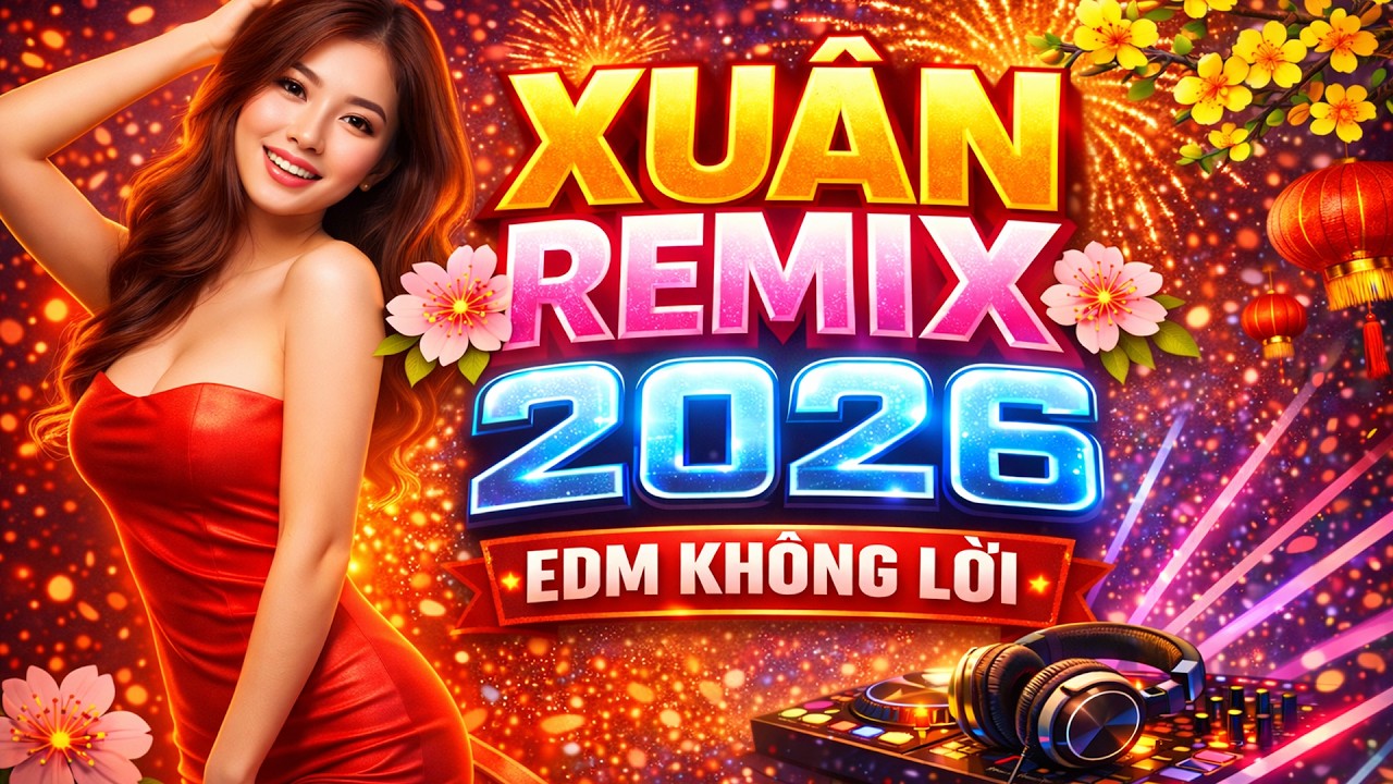 💥 Tết 2026 EDM Remix Không Lời 🎶 Nhạc Điện Tử Đón Năm Mới