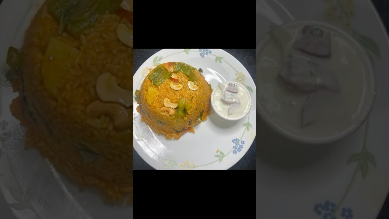 Aloo capsicum rice bath