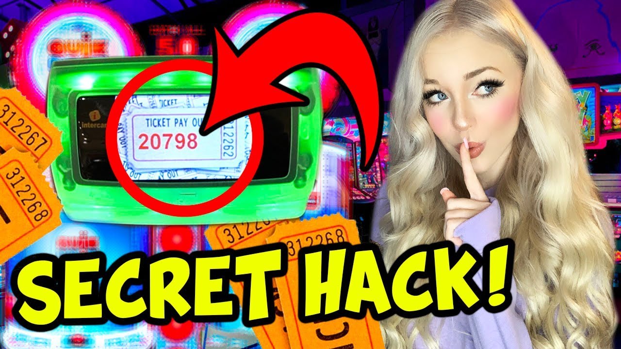 SECRET ARCADE HACK! HOW TO WIN UNLIMITED ARCADE TICKETS!!!