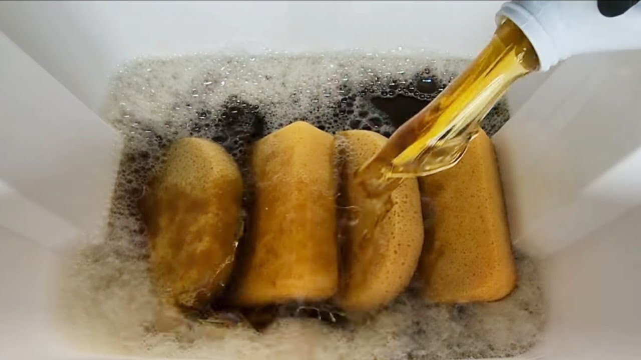 Full Gallons Pine Disinfectant ✨️Sudsy Sponge Squeezing + King Pine Rinse