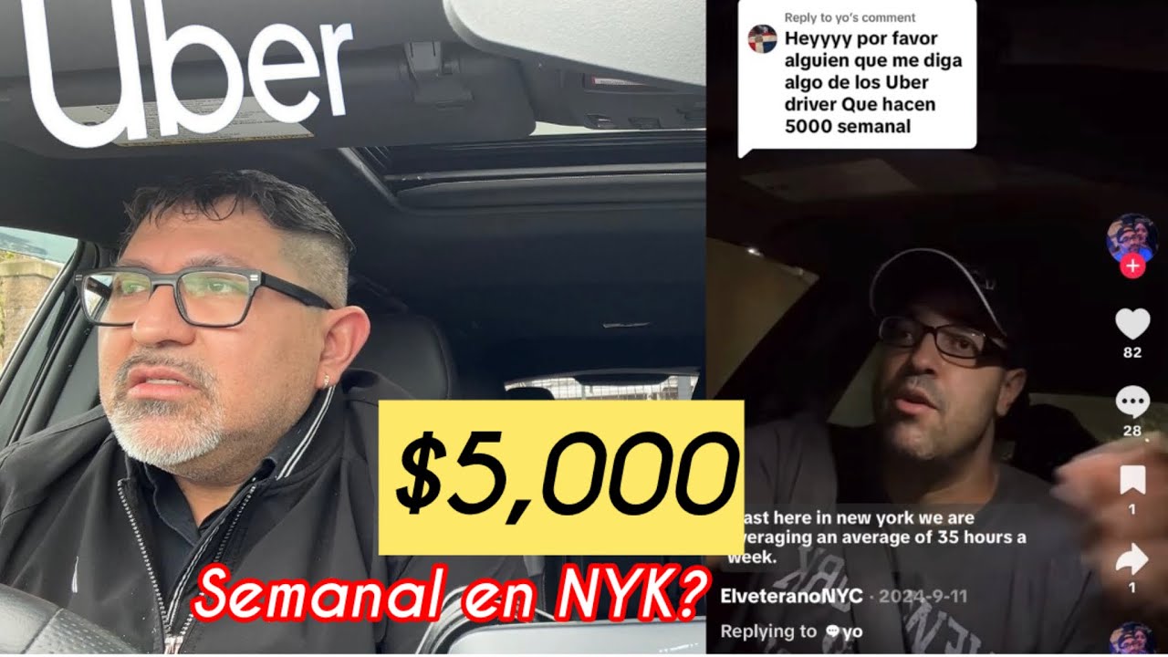 Uber drivers hacen hasta $5,000 dls SEMANALES en NEW YORK? 