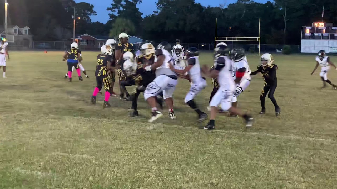 12u Raider #7️⃣7️⃣ Big boy in the Trenches🏈😅